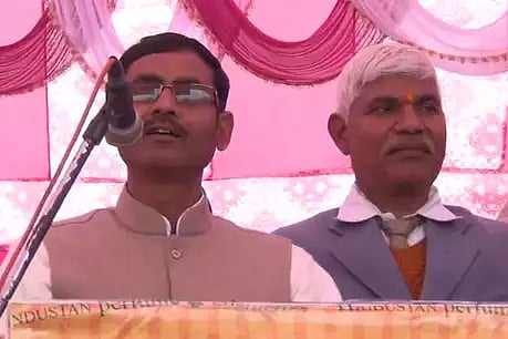 उत्तर प्रदेश: बीजेपी विधायक ने कहा, देश में जो कर रहे हैं असुरक्षित होने की शिकायत, उन्हें बम से उड़ा दूंगा