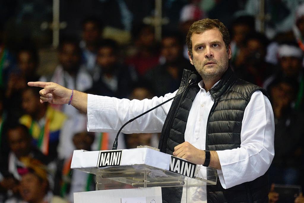 दिल्ली के तालकटोरा से राहुल गांधी का मोदी पर वार, ‘रात में सो नहीं पाते कि कहीं खुल न जाए राफेल का राज़’