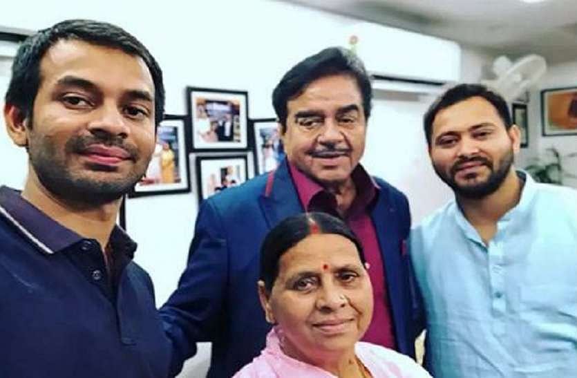 आरजेडी में शामिल होंगे बीजेपी नेता शत्रुघ्न सिन्हा? तेजप्रताप ने दिया बड़ा बयान