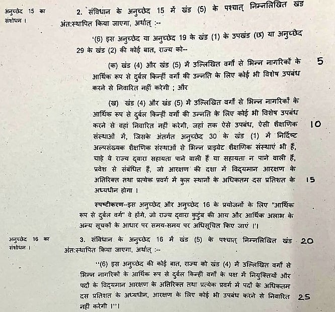 सवर्णों को आरक्षण के लिए संविधान संशोधन बिल पर लोकसभा में बहस जारी, निजी शिक्षण संस्थानों में भी लागू होगा