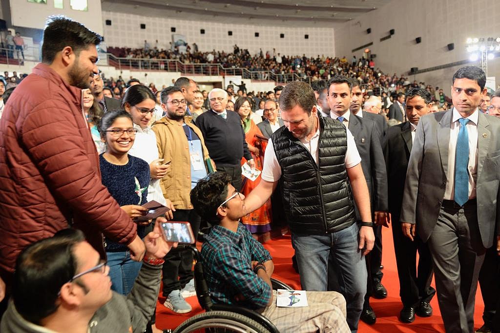 दिल्ली: छात्रों से संवाद में राहुल बोले, देश में नौकरियों की कमी के चलते बढ़ रहा गुस्सा, नहीं मान रही सरकार