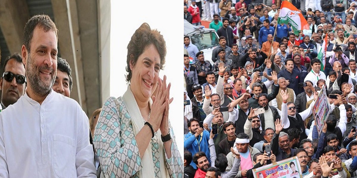 राजनीति के कुरुक्षेत्र में प्रियंका गांधी की धमाकेदार एंट्री, ‘चौकीदार चोर है’ के नारों के बीच घंटों चला रोड शो