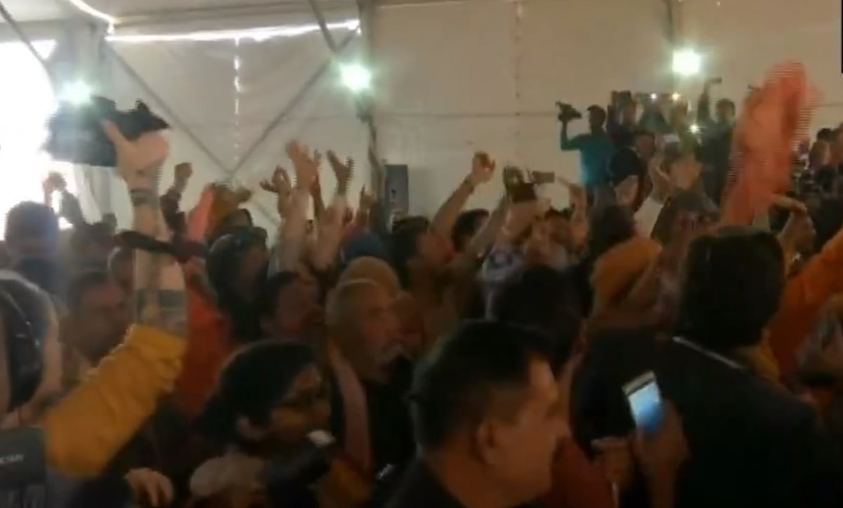 वीडियो: वीएचपी की धर्म संसद में संघ प्रमुख मोहन भागवत का विरोध, ‘मंदिर बनाओ, या वापस जाओ’ के लगे नारे
