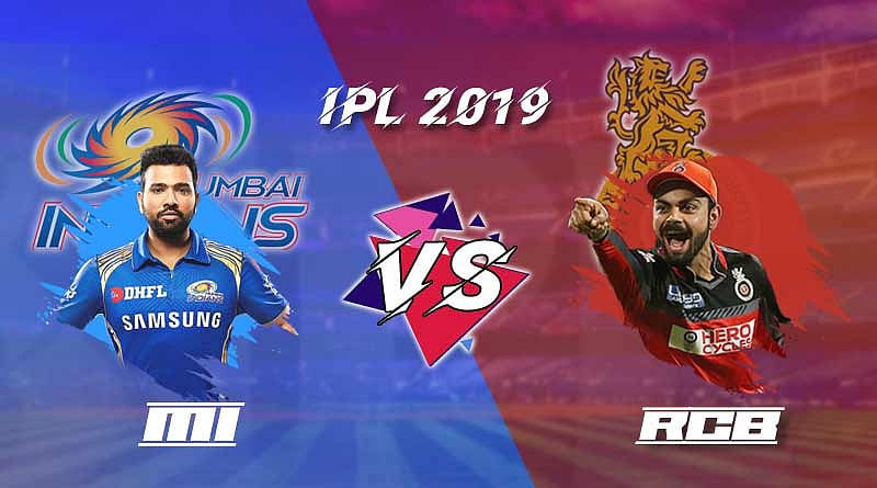 आईपीएल 2019: मुंबई इंडियंस को अपने घर में घेरने आज उतरेगी बैंगलोर की टीम