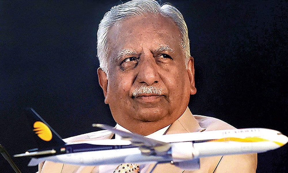 संकट में जेट एयरवेज, चेयरमैन नरेश गोयल  का इस्तीफा, करीब 8 हजार करोड़ के कर्ज में डूबी है कंपनी