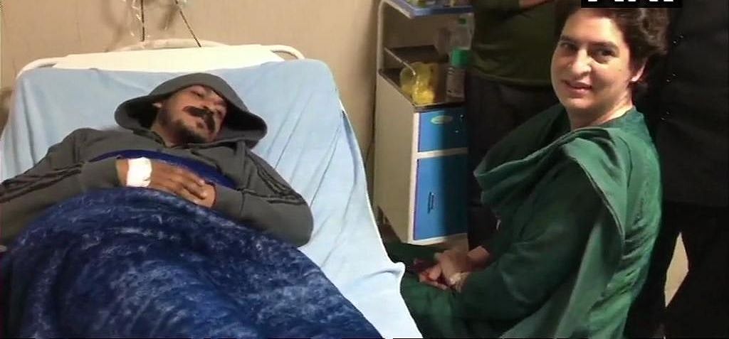 भीम आर्मी के नेता  से मिलने मेरठ अस्पताल पहुंचीं प्रियंका गांधी, चंद्रशेखर बोले- पीएम के खिलाफ लड़ूंगा चुनाव