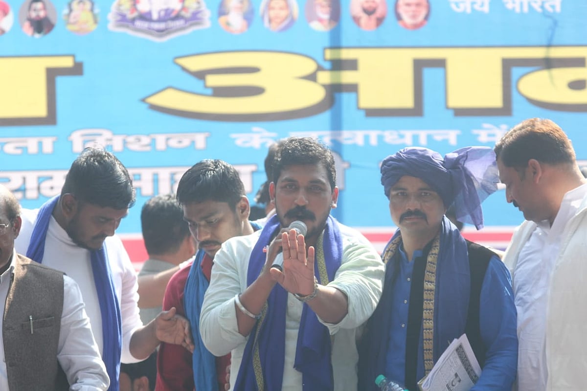 भीम आर्मी चीफ चंद्रशेखर का ऐलान- मोदी जी को दिल्ली की गद्दी छूने नहीं देंगे  