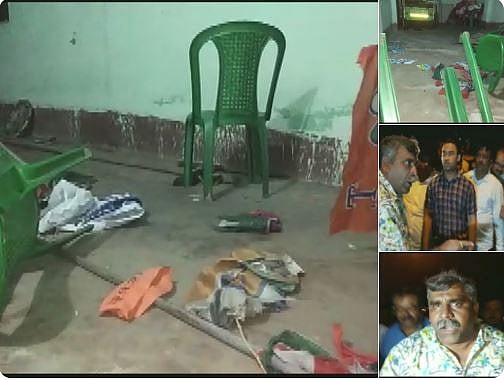 ममता के बंगाल में बीजेपी कार्यकर्ताओं की गुंडागर्दी,  दुर्गापुर के  टीएमसी दफ्तर में घुसकर मचाया तांडव