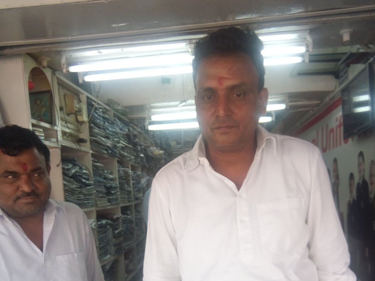 भवानी घंटाघर बाजार एसोसिएशन के अध्यक्ष अतुल कुमार चौधरी