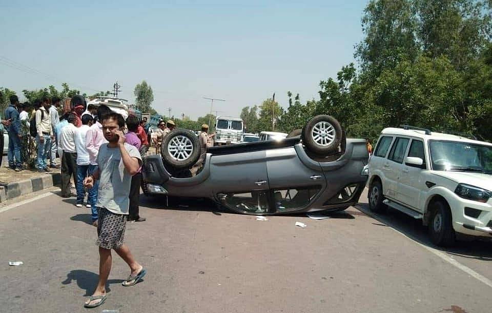 रायबरेली: कांग्रेस विधायक पर जानलेवा हमला, काफिले पर फायरिंग के बाद पलटी गाड़ियांं, बीजेपी नेता के भाई पर आरोप