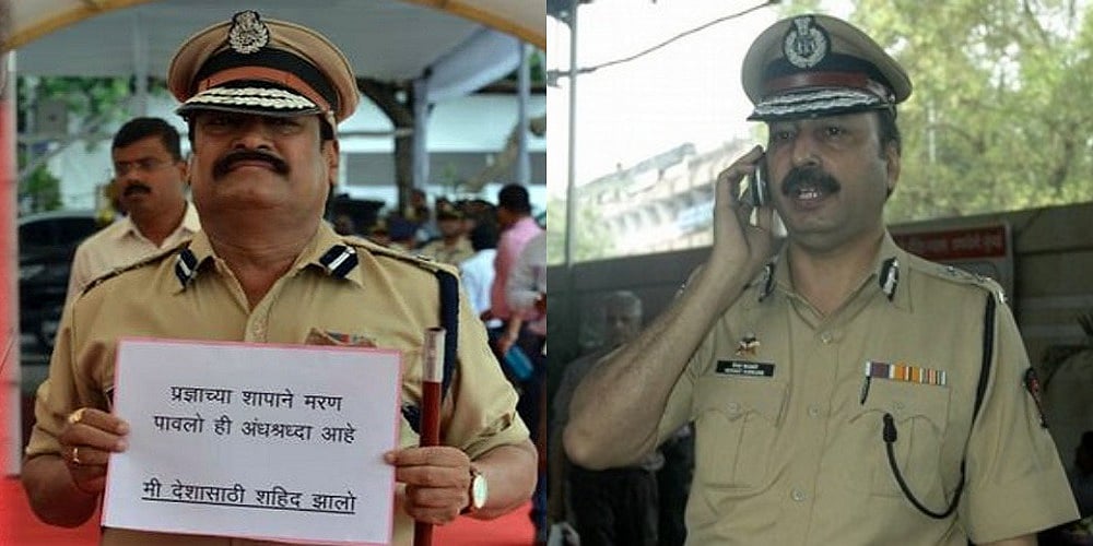 प्रज्ञा के विरोध में करकरे के वेश में विधानसभा पहुंचे एनसीपी विधायक, कहा- श्राप से नहीं, देश के लिए हुए शहीद