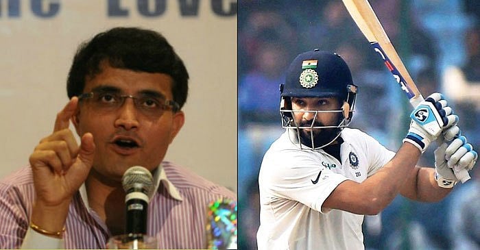 वनडे की तरह टेस्ट में भी रोहित शर्मा को सलामी बल्लेबाज की तरह खेलना चाहिए: गांगुली