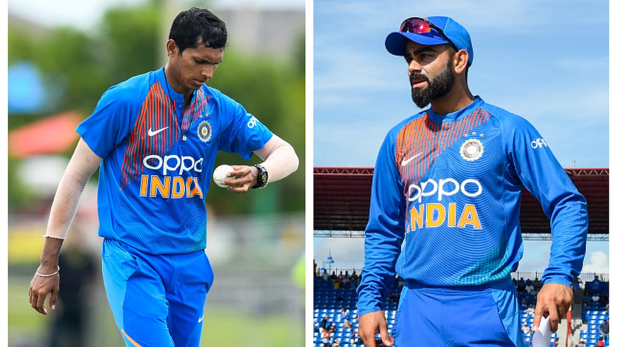 वेस्टइंडीज दौरा: पहले ही मैच में ‘प्लेयर ऑफ द मैच’ बनने पर कप्तान कोहली ने की नवदीप सैनी की तारीफ