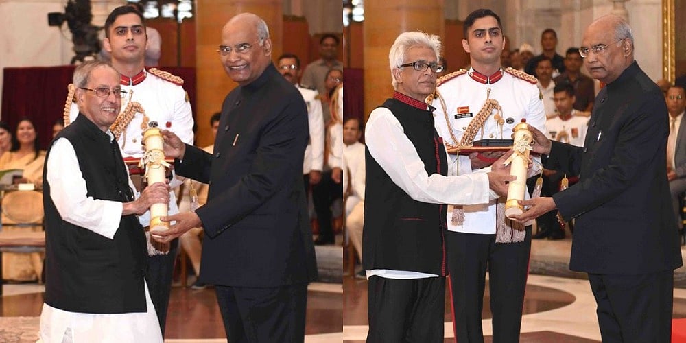 भारत रत्न से सम्मानित हुए प्रणब मुखर्जी, जनसंघ के नानाजी देशमुख और भूपेन हजारिका को भी सम्मान