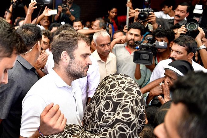 राहुल गांधी ने केरल के सीएम को लिखा पत्र, बाढ़ में मलप्पुरम में गिरे पुल को फिर से बनाने की मांग