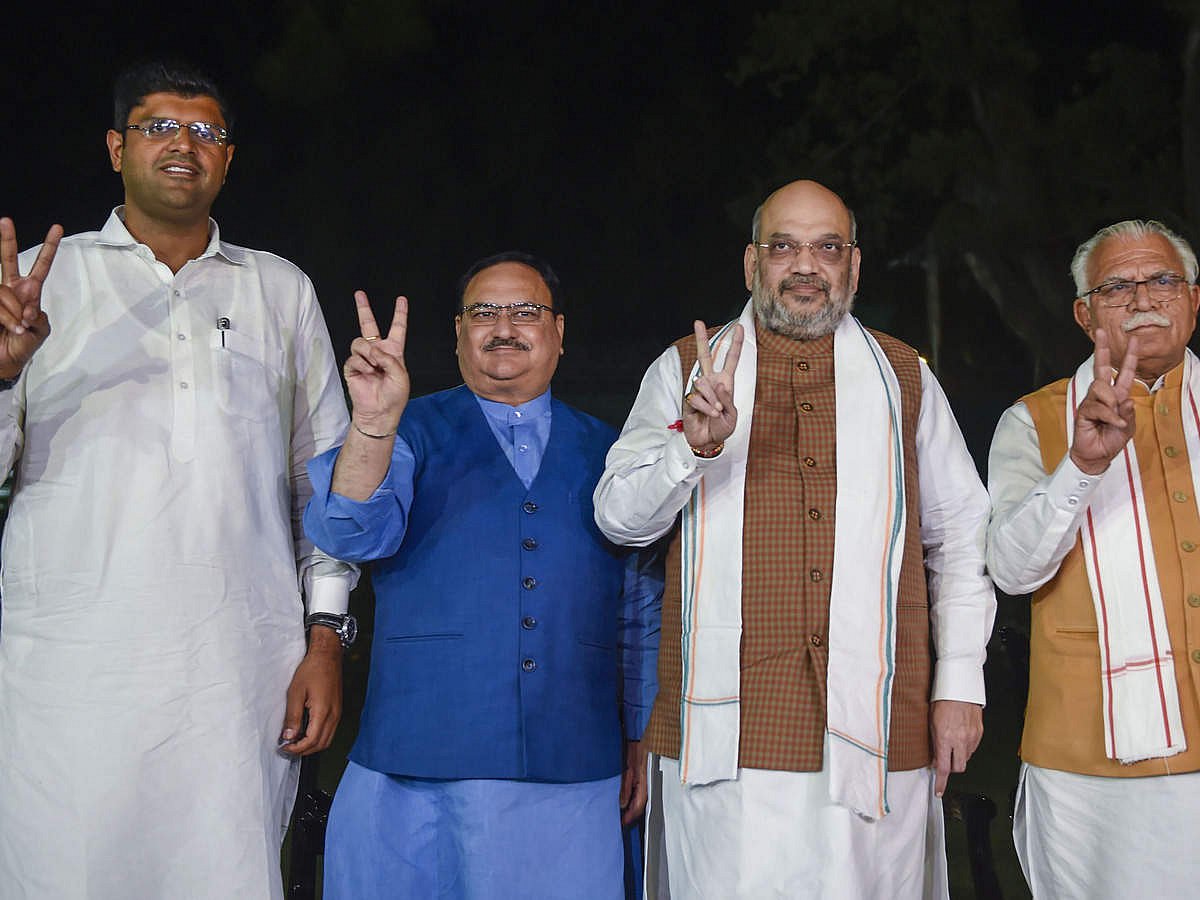 हरियाणा में डिप्टी सीएम पद देकर बीजेपी ने दुष्यंत चौटाला को मनाया, आज सरकार बनाने का दावा पेश कर सकते हैं खट्टर 