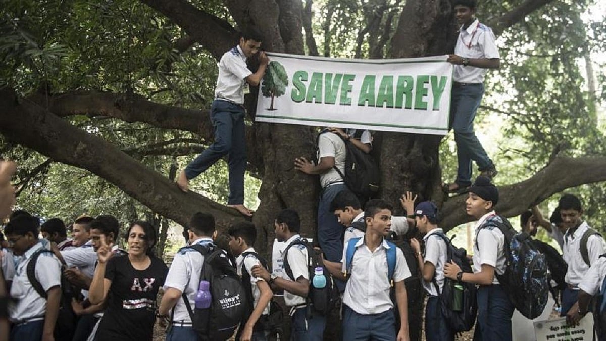 मुंबई: आरे में पेड़ों को कटता देख भड़के लोगों का प्रदर्शन, नेताओं और बॉलीवुड हस्तियों का भी फूटा गुस्सा