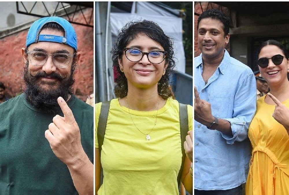 महाराष्ट्र-हरियाणा चुनाव: आमिर खान समेत इन सितारों ने डाले वोट, लोगों से की मतदान की अपील