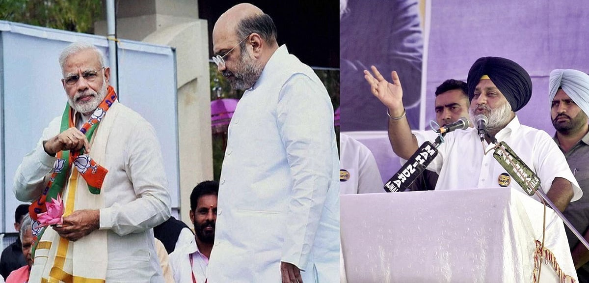 हरियाणा में बीजेपी-अकाली जंग ने पंजाब में गठबंधन की मुश्किलें बढ़ाईं, बरसों की एकता टूट की कगार पर