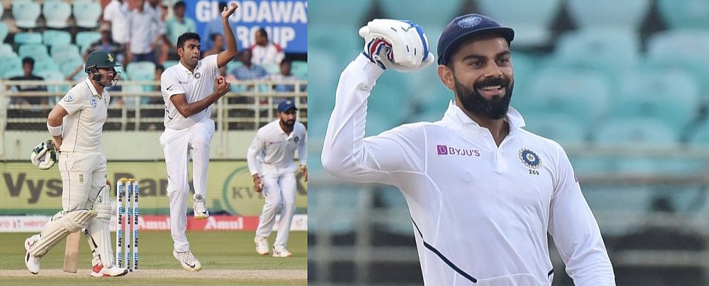 अश्विन ने रचा इतिहास, दुनिया के इस महान खिलाड़ी की बराबरी की, कोहली गेंदबाजी के हुए दीवाने, कही ये बड़ी बात