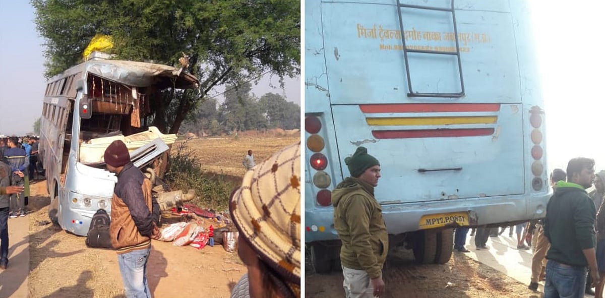 मध्य प्रदेश: जबलपुर में ट्रक और बस की भीषण टक्कर में 6 लोगों की दर्दनाक मौत, 18 से ज्यादा घायल