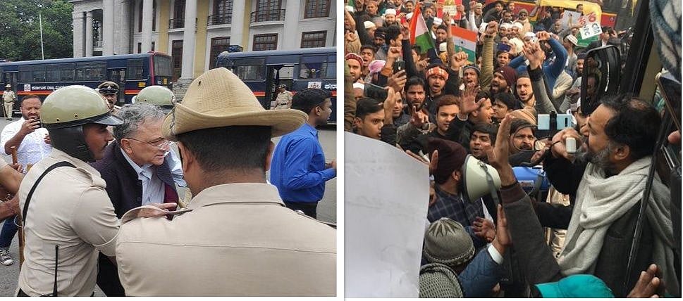 CAA पर प्रदर्शन, बेंगलुरु में रामचंद्र गुहा, दिल्ली में योगेंद्र, संदीप दीक्षित, येचुरी समेत ये भी हिरासत में