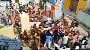 अमेठी में जबरन कांग्रेस कार्यालय में घुसे भाजपाई, पुलिस की मौजूदगी में मारपीट और हंगामा