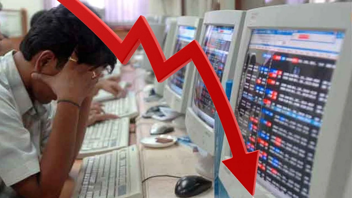 सेंसेक्स 1,048 अंक गिरा, निफ्टी 346 अंक टूटा और चार दिन में निवेशकों के 24.69 लाख करोड़ रुपये डूबे