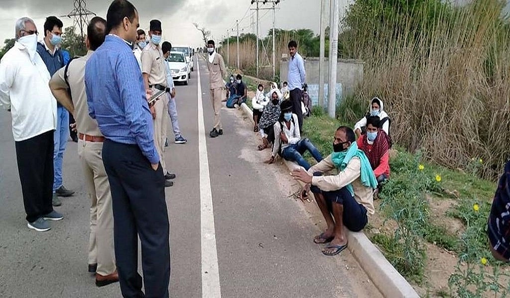 हरियाणा: लॉकडाउन के बीच दिल्ली से पैदल गांव जा रहे मजदूरों के साथ दर्दनाक हादसा, वाहन ने 8 को कुचला, 4 की मौत