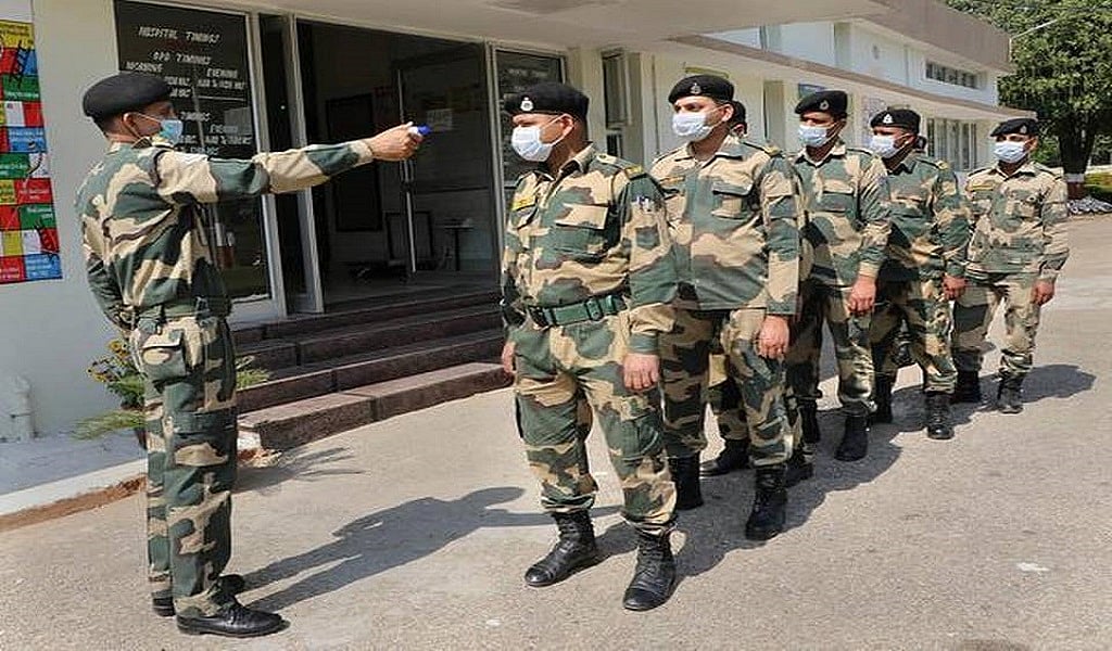 कोरोना: एमपी के टेकनपुर में BSF के 50 जवान क्वारनटीन किए गए, एक अधिकारी में कोरोना की पुष्टि के बाद फैसला