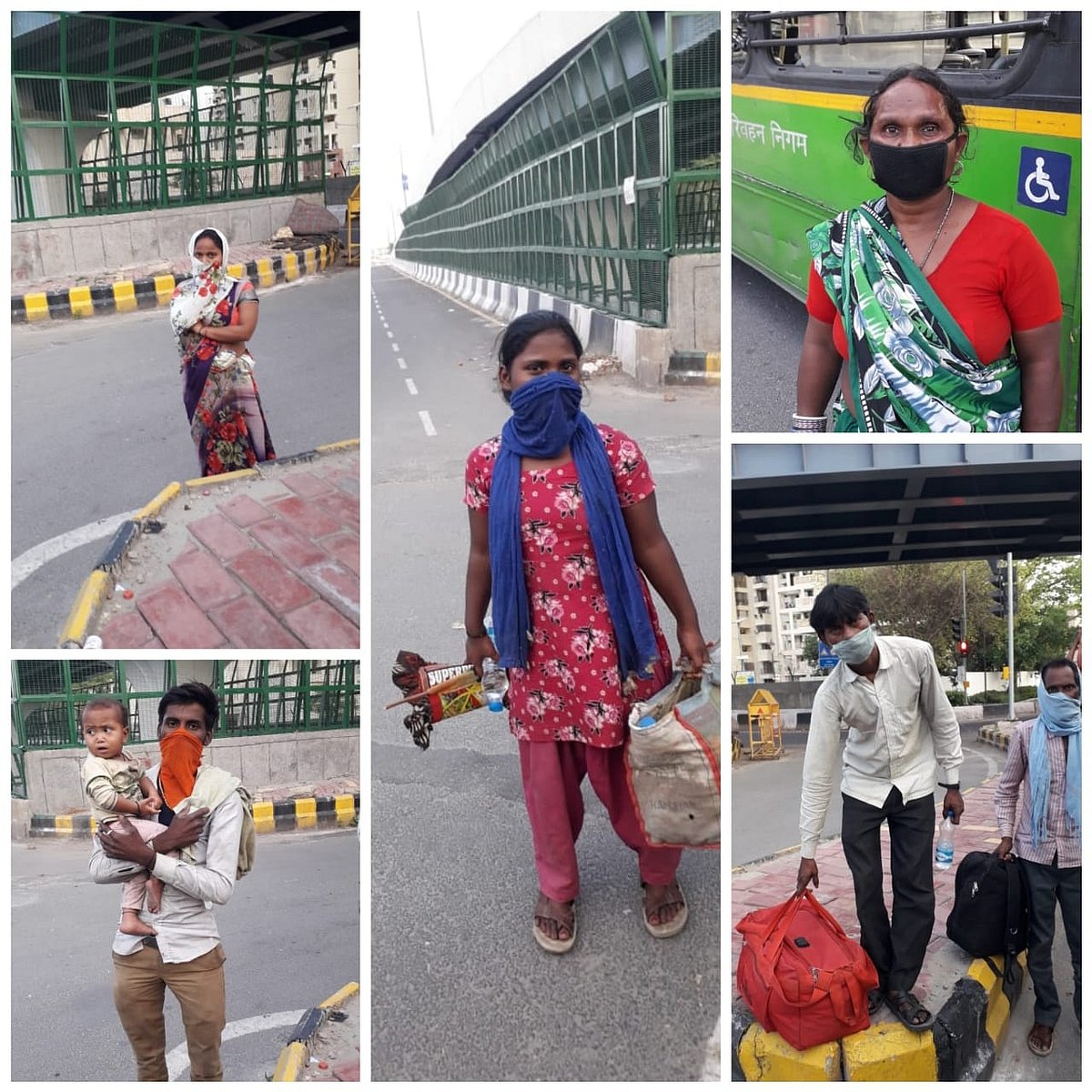 कोरोना लॉकडाउन: दिल्ली में मकान मालिक ने पैसे नहीं मिलने पर गरीब परिवार को घर से निकाला, पुलिस बनी मसीहा