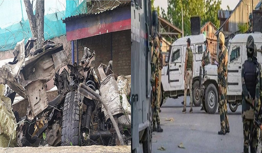 जम्मू-कश्मीर: पुलवामा को फिर दहलाने की साजिश नाकाम, सुरक्षा बलों ने IED से भरी कार को बरामद कर उड़ाया