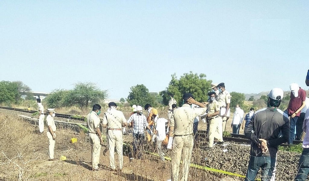 महाराष्ट्र के औरंगाबाद में दर्दनाक हादसा, प्रवासी मजदूरों को मालगाड़ी ने रौंदा, 14 की मौत, 5 घायल