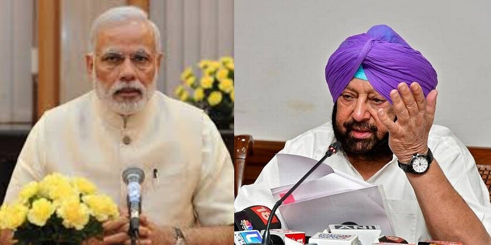 कांग्रेस शासित पंजाब बना कोरोना से लड़ाई का मॉडल, पीएम ने सभी को कैप्टन की रणनीति अपनाने के लिए कहा