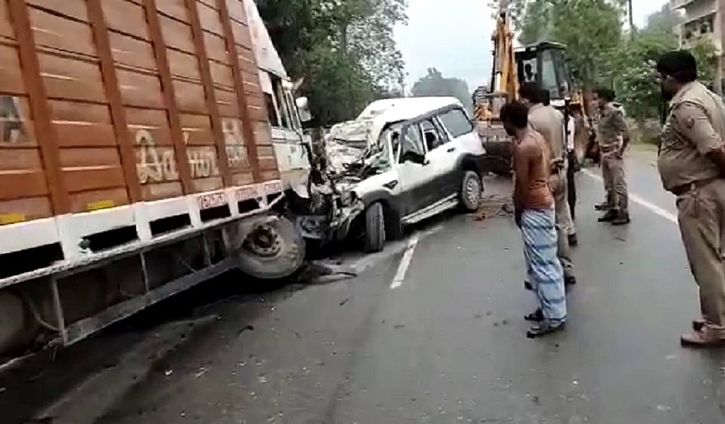 उत्तर प्रदेश: प्रतापगढ़ में ट्रक और स्कॉर्पियो की टक्कर में 9 लोगों की दर्दनाक मौत, बिहार के रहने वाले थे सभी