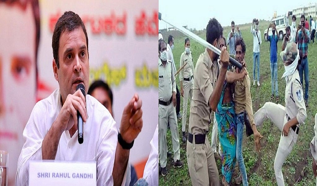 दलित किसान परिवार के साथ शिवराज की पुलिस की बर्बरता पर राहुल गांधी बोले- हमारी लड़ाई इसी सोच, अन्याय के खिलाफ