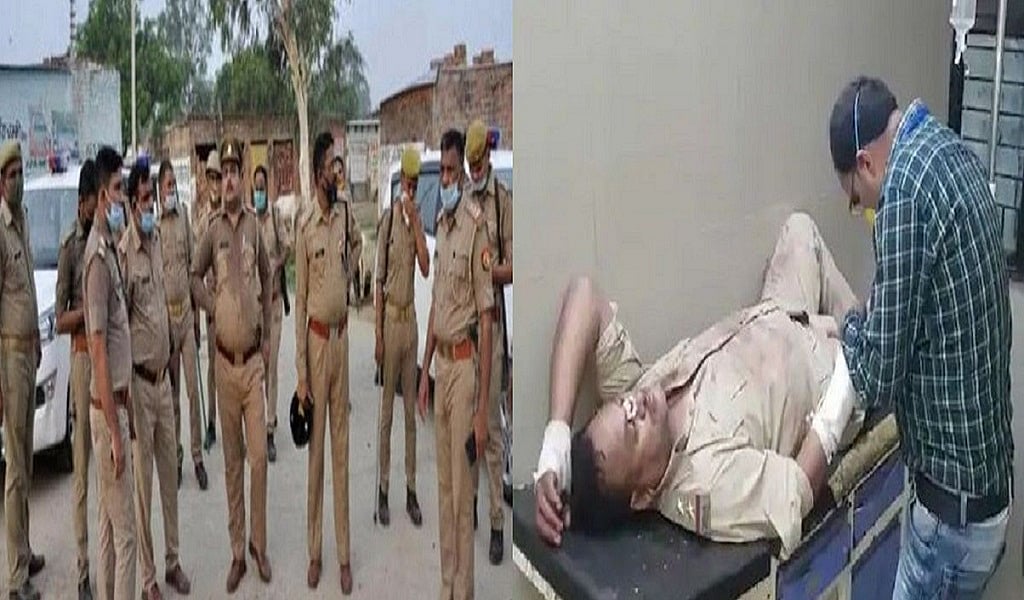 यूपी: कौशाम्बी में कानपुर जैसा कांड! दबिश देने गई पुलिस टीम पर हमला, दारोगा समेत 2 जवान घायल, पिस्टल भी छीन लिए