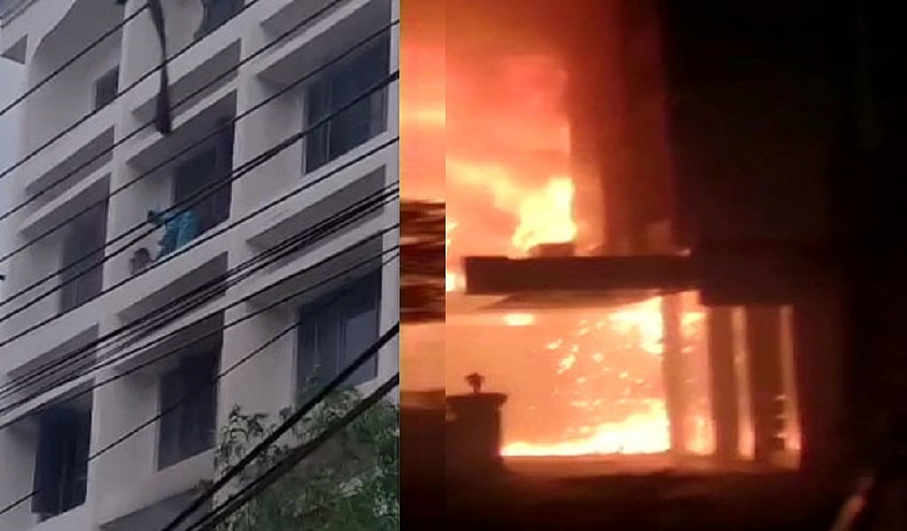 आंध्र प्रदेश: विजयवाड़ा के एक कोविड केयर सेंटर में भीषण आग, 10 लोगों की मौत, 30 लोगों को बचाया गया