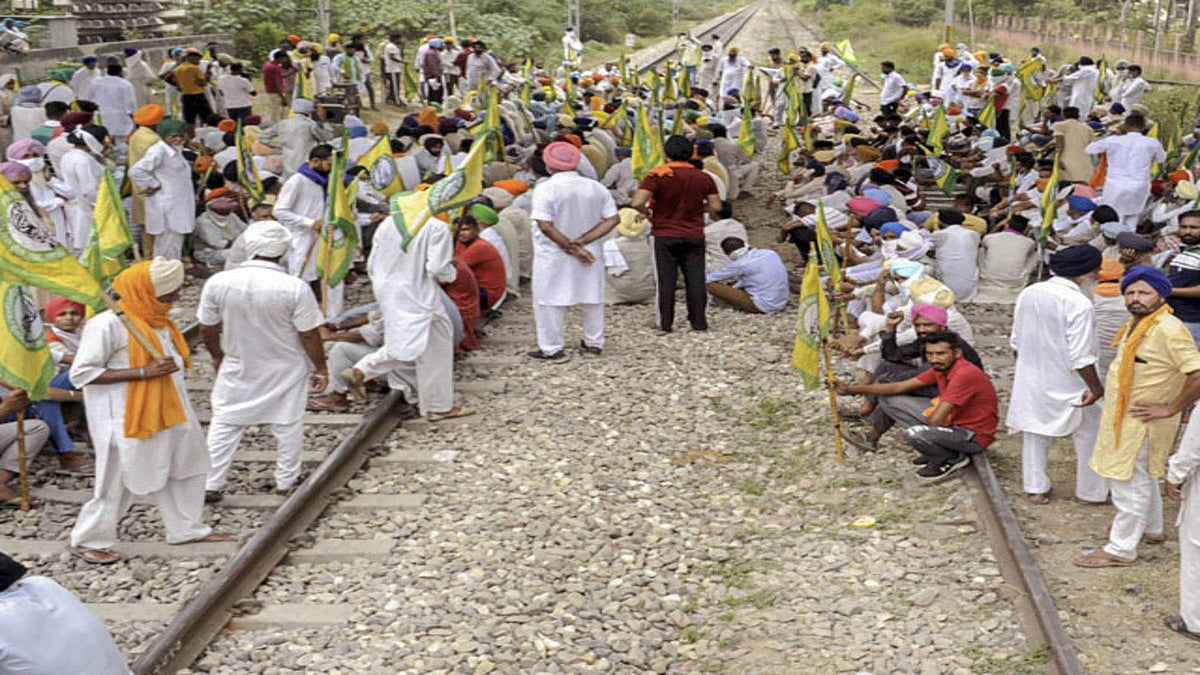 पंजाब में किसानों की अनुमति के बावजूद मालगाड़ियां रद्द, कोयला सप्लाई बंद होने से  ब्लैकआउट का खतरा