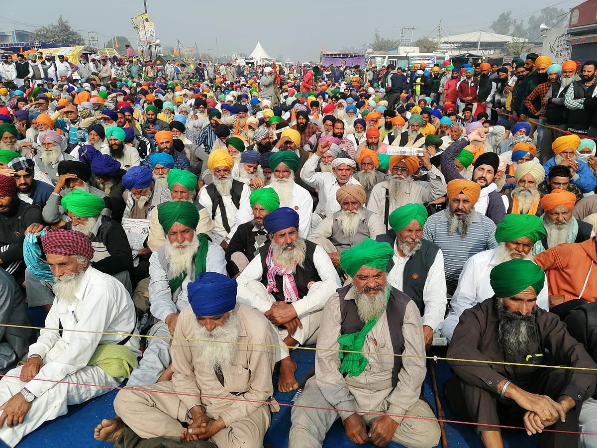 किसान आंदोलन के समर्थन में आए बिहार के किसान, कृषि कानूनों के खिलाफ मंगलवार को करेंगे 'राजभवन मार्च'