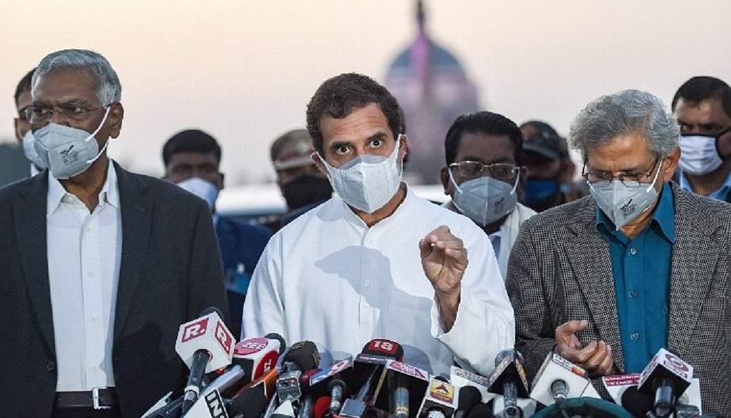 वीडियो: राष्ट्रपति से मुलाकात के बाद बोले राहुल गांधी- गलतफहमी में ना रहे सरकार, रद्द करना होगा कृषि कानून 