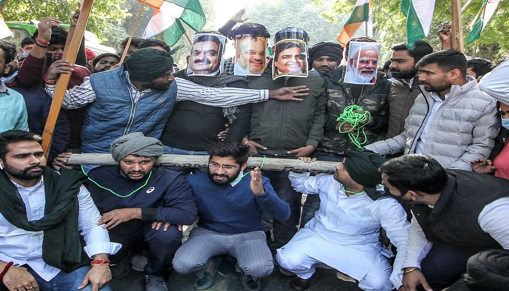 अन्नदाताओं के समर्थन में NSUI का तिरंगा मार्च, बताया कैसे PM के 'मित्रों' के हाथों में हैं किसानों की लगाम! 