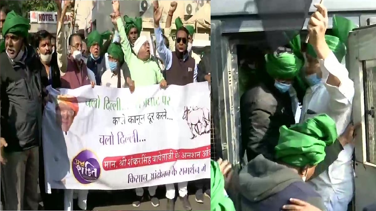 सिर्फ पंजाब-हरियाणा में ही नहीं, PM मोदी के गुजरात में भी किसानों का आंदोलन तेज, हिारासत में पूर्व सीएम समेत कई किसान 