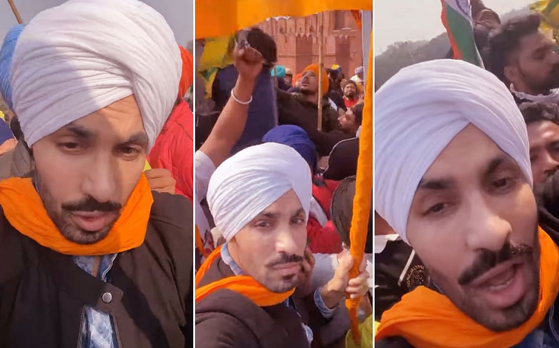 लाल किले पर सिख पंथ का झंडा फहराने के मामले में बीजेपी सांसद के नजदीकी दीप सिंधु को एनआईए ने तलब किया