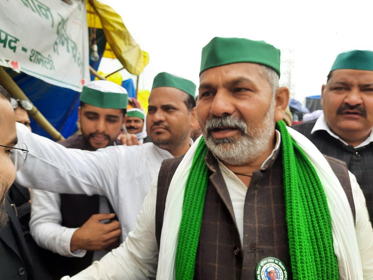 कृषि कानूनों के खिलाफ कल किसानों का रेल रोको अभियान, राकेश टिकैत ने किया ये ऐलान...