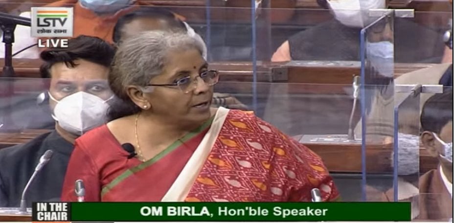 बजट 2021: वित्त मंत्री द्वारा 'सरकार किसानों के लिए समर्पित' कहते ही विपक्ष का हंगामा, कृषि कानून वापस लो के लगे नारे