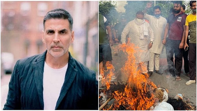 फिल्म 'पृथ्वीराज' पर भड़का क्षत्रिय महासभा का गुस्सा, अक्षय कुमार का फूंका पुतला, नारेबाजी कर दी चेतावनी