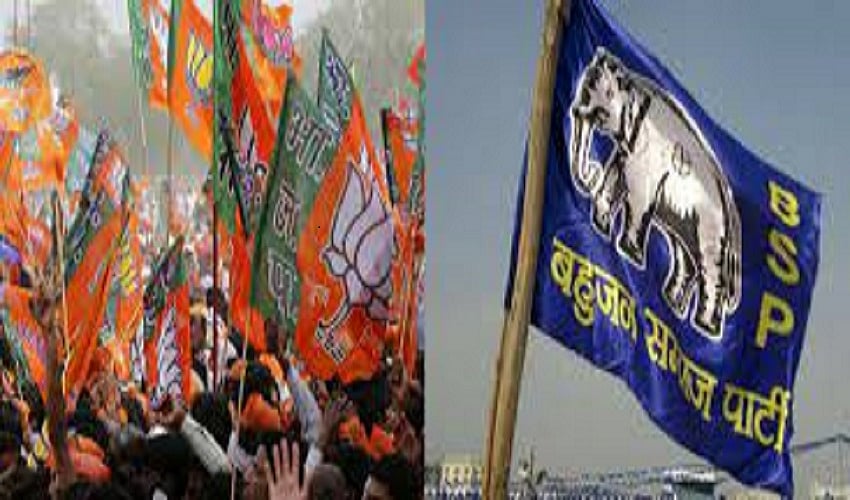 उत्तर प्रदेश चुनाव में बीजेपी की दलित वोटों पर गड़ी निगाह, राज्य में प्रतीकों की राजनीति शुरू