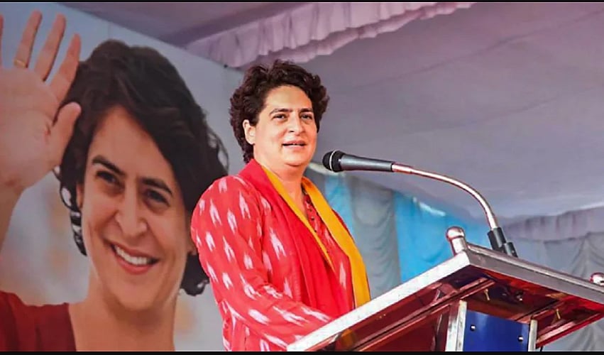प्रियंका गांधी सोमवार से एक हफ्ते के लखनऊ दौरे पर, यूपी चुनाव की तैयारियों का लेंगी जायजा