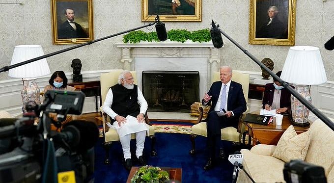 अमेरिकी राष्ट्रपति से मिले पीएम मोदी, बाइडेन ने कहा- मजबूत साझेदारी का निर्माण जारी रखेंगे